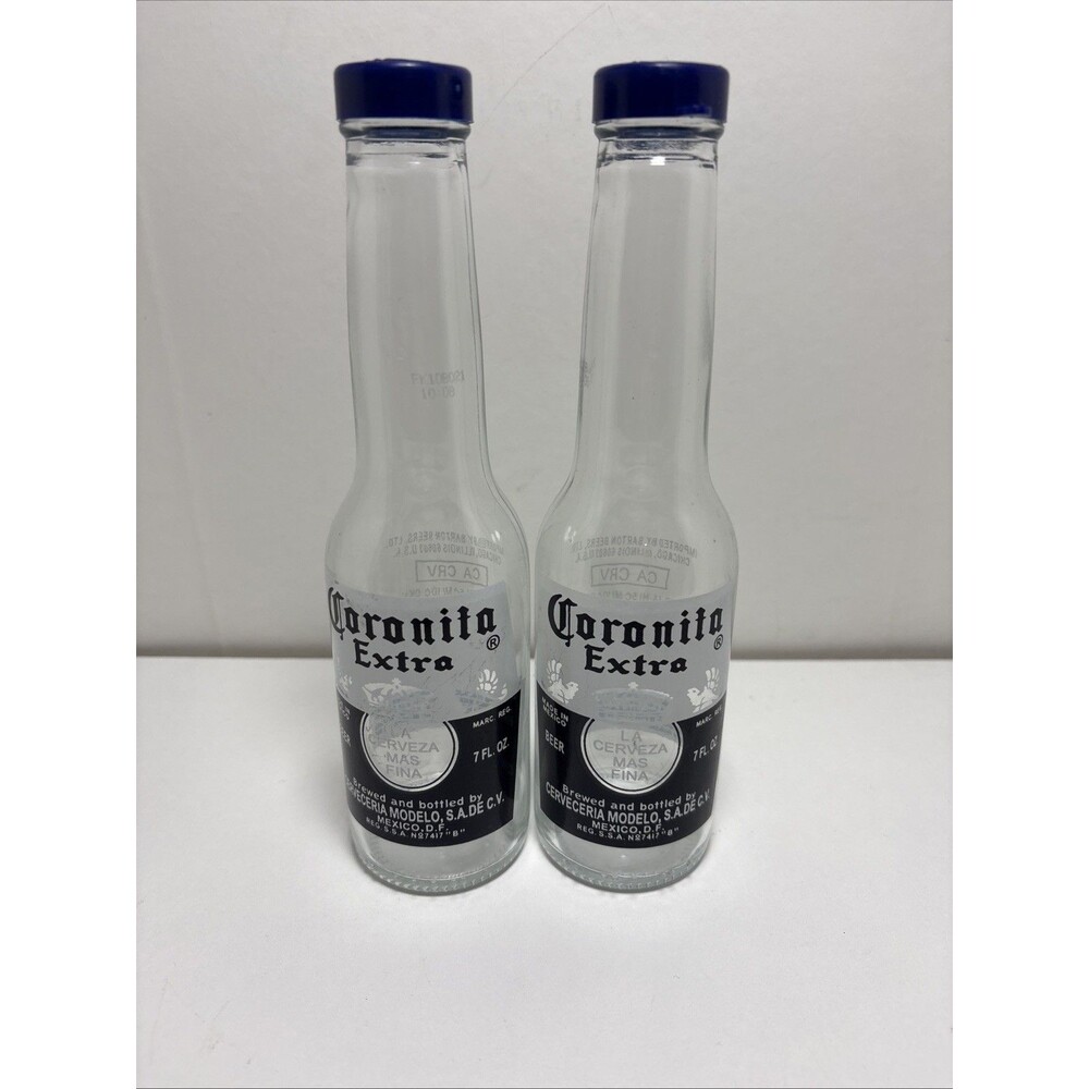Corona Salt And Pepper Shakers (1 pair of 7oz Coronita Shakers)